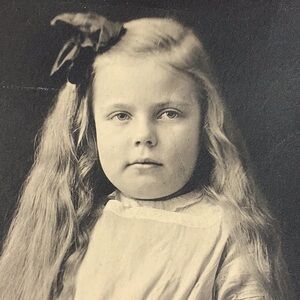 Antique little girl Photo